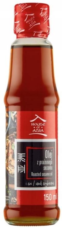Жареное кунжутное и соевое масло 150 мл для соусов Natural HOUSE of ASIA