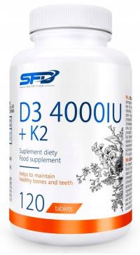 ЮФО Витамины D3 и K2 MK7 120 таблеток