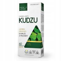 Medica Herbs KUDZU ekstrakt 600mg 60 kapsułek NAŁÓG Detoks Uzależnienie