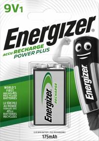 Никель-металл-гидридный аккумулятор (NiMH) Energizer 9V (6F22) 175 mAh 1 шт.