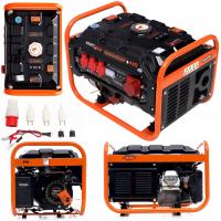 AGREGAT PRĄDOTWÓRCZY PRĄDU 5200W 7KM 3 FAZY MIEDŹ 230V/50Hz 3-FAZ