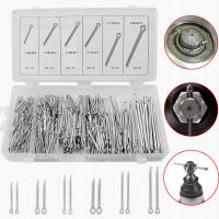 Zestaw zawleczek prostych rozginanych (555 szt.) zawleczka zabezpieczenie