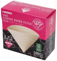 Фильтры для кофе Hario V60-02 dripa 100 шт коричневый