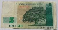 Łotwa 5 łatów 1996
