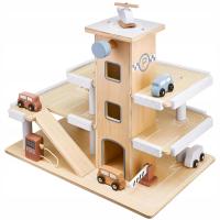 Parking Garaż 3 Poziomowy Z Windą Samochodami Helikopterem Dla Dzieci