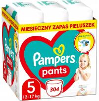 Pieluchomajtki Pampers Pants Rozmiar 5 (12-17 kg) 304 szt.