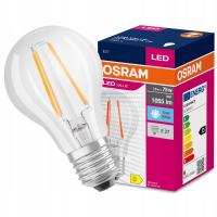 Żarówka LED E27 A60 8W = 75W 1055lm 4000K Neutralna 300° Filament OSRAM