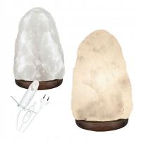 Lampa solna BIAŁA 2-3kg sól Himalajska jonizator oczyszczacz powietrza
