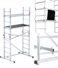 Алюминиевые шарнирные ходовые леса 4M podest BAULICH польский продукт