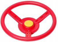 KIEROWNICA RAJDOWA ECO NA PLAC ZABAW DLA DZIECI -- CZERWONA --