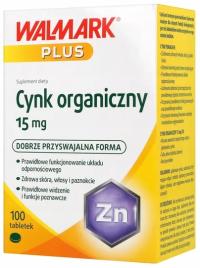 WALMARK CYNK ORGANICZNY 15 mg 100 tabl.