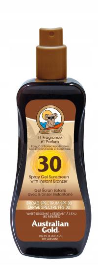 Australian Gold Spray do opalania z Bronzer SPF 30