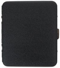 Портсигар металлическая черная структура