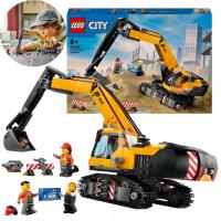 LEGO City 60420 Żółta koparka klocki dla dzieci miasto budowa na prezent