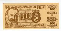 100 złotych na fundusz medalowy PTAiN 1983 nr 6