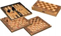 Philos 2522 3 в 1; шахматы, нарды, шашки, дерево