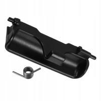 CZARNY ZAMEK/KLAMKA POKRYWY PODŁOKIETNIKA KONSOLI ŚRODKOWEJ SAMOCHODU Z SPRĘŻYNĄ - ZAMIENNIK