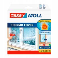 TESA прозрачная теплоизоляционная пленка для оконного стекла изоляция 1,7 м x 1,5 м