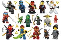 Tatuaże zmywalne dla dzieci LEGO NINJAGO CG401