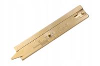 Miernik głębokości bieżnika wysokości opon głębokościomierz mosiężny 0-50mm