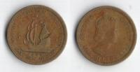 KARAIBY BRYTYJSKIE 1955 5 CENTS