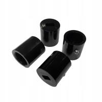 Wieszak uchwyt wspornik do grzejnika łazienkowego drabinkowego CZARNY 21mm