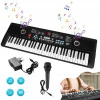 Klawiatura Elektroniczna Z 61 Klawiszami, Pianino Elektryczne Z Mikrofon