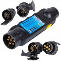 Tester gniazda wtyczki przyczepy haka 7/13PIN AMIO-03225