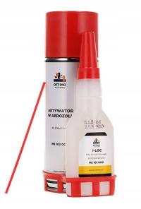 Błyskawiczny klej cyjanoakrylowy do drewna + aktywator I-LOC 200ml + 50g