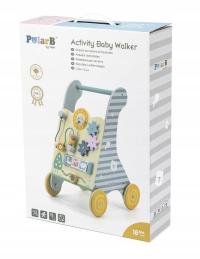 Chodzik Drewniany jeździk dla dzieci 12m+ Pchacz edukacyjny PolarB Viga