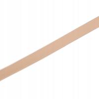 PASEK Z EKOSKÓRY GŁADKI 10 mm - CIEMNY BEŻ