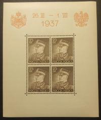 POLSKA Blok 2 ** 1937 Edward Rydz-Śmigły (1)