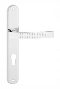 KLAMKA DRZWIOWA ASTRA 72MM WKŁADKA KOLOR CHROM