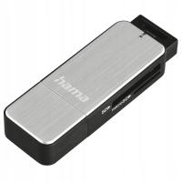 HAMA SD/microSD CARD USB 3.0 SREBRNY