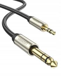 Kabel mini jack 3,5mm do 6,35mm TRS Ugreen AV127 1m