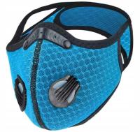 SPORTOWA MASKA ANTYSMOGOWA Z ZAWORAMI + FILTR /N