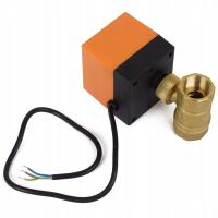 Elektrozawór kulowy z siłownikiem napęd AC 230V Zawór kulowy DN20 3/4''