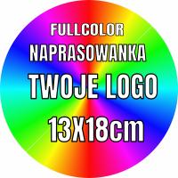 NAPRASOWANKA TERMOAPLIKACJA ZNAKOWANIE TWÓJ KOLOROWY NADRUK NAPIS 13x18cm