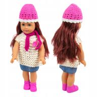 Большая детская кукла девочка свитер 45 см