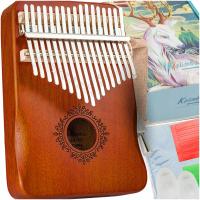 КАЛИМБА ИНСТРУМЕНТ ПИАНИНО 17 ДЕРЕВЯННЫЙ АФРИКАНСКИЙ НАБОР АКСЕССУАРЫ ЧЕХОЛ