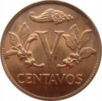 1788. Kolumbia 5 Centavos 1970