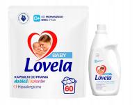 Lovela Baby dla dzieci hipoalergiczne kapsułki 60 szt + płyn do płukania 2l