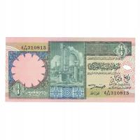 Banknot, Libia, 1/4 Dinar, KM:57b, UNC(65-70)