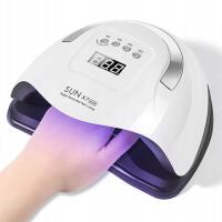 LAMPA UV DO PAZNOKCI LED MANICURE PEDICURE HYBRYDA ŻELE 220 W SUPER