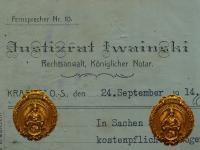 1914 Krappitz=Justizrat H7669