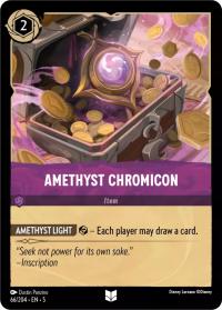 Disney Lorcana 5SSK #066 Amethyst Chromicon