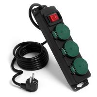 Przedłużacz Listwa Zasilająca Sieciowa Budowlany 10m 3 Gniazda 230V IP44