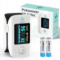 МЕДИЦИНСКИЙ ОКСИМЕТР ДЛЯ ПАЛЬЦЕВ MEDICO, ЧЕХОЛ, СВЕТОДИОДНЫЙ, ДЛЯ ДЕТЕЙ И ВЗРОСЛЫХ