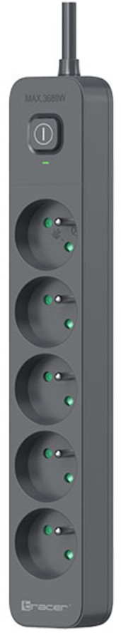 Listwa zasilająca Tracer 1,8 m 5 gniazd