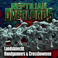 Landsknecht Handgunners - x1 - Minifakturapl - Druk 3D